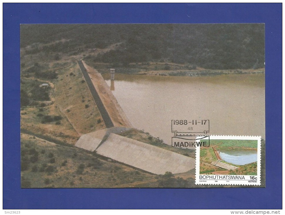 Bophutatswana 1988 , Maximum Card - Water Conservation - NGOTWANE - 1988-11-17 - Bophuthatswana