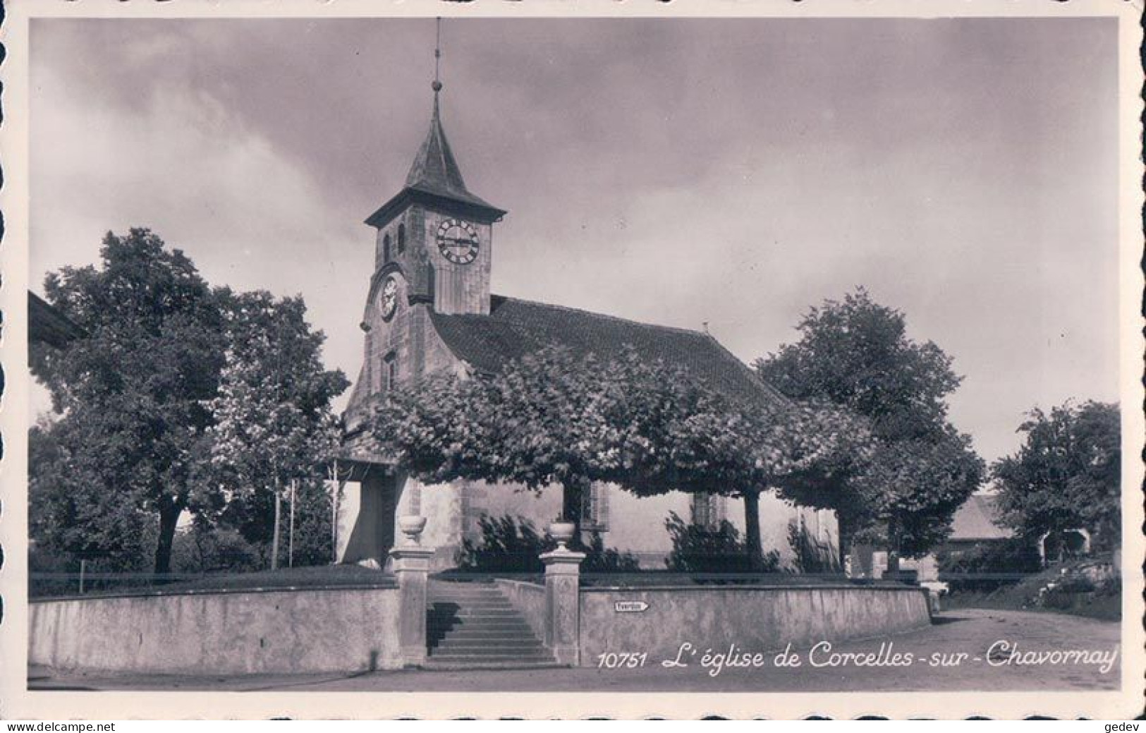 Corcelles Sur Chavornay VD, L'Eglise (10751) - Chavornay