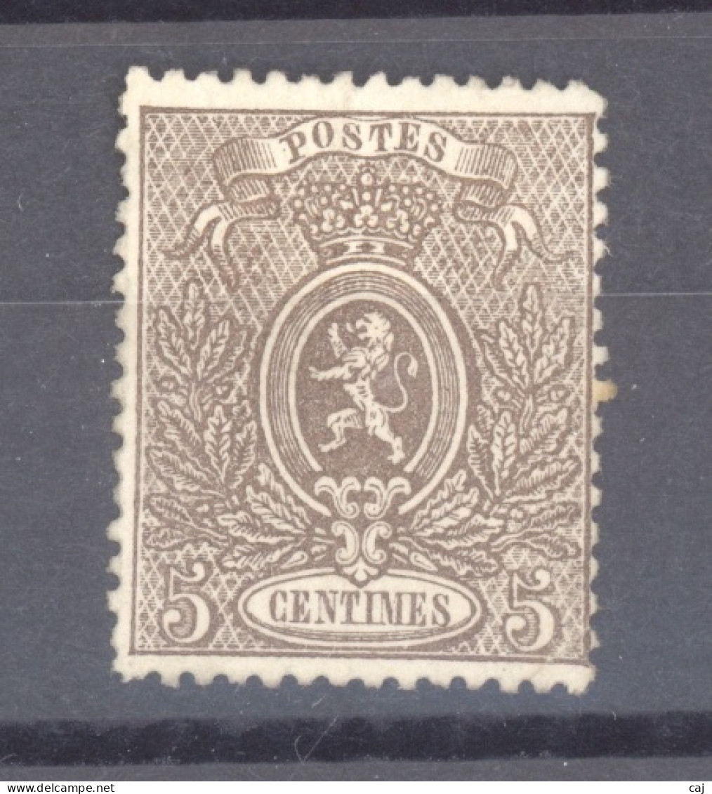 Belgique  :  Yv  25  * GNO , Dentelé 14 ½ - 1866-1867 Blasón