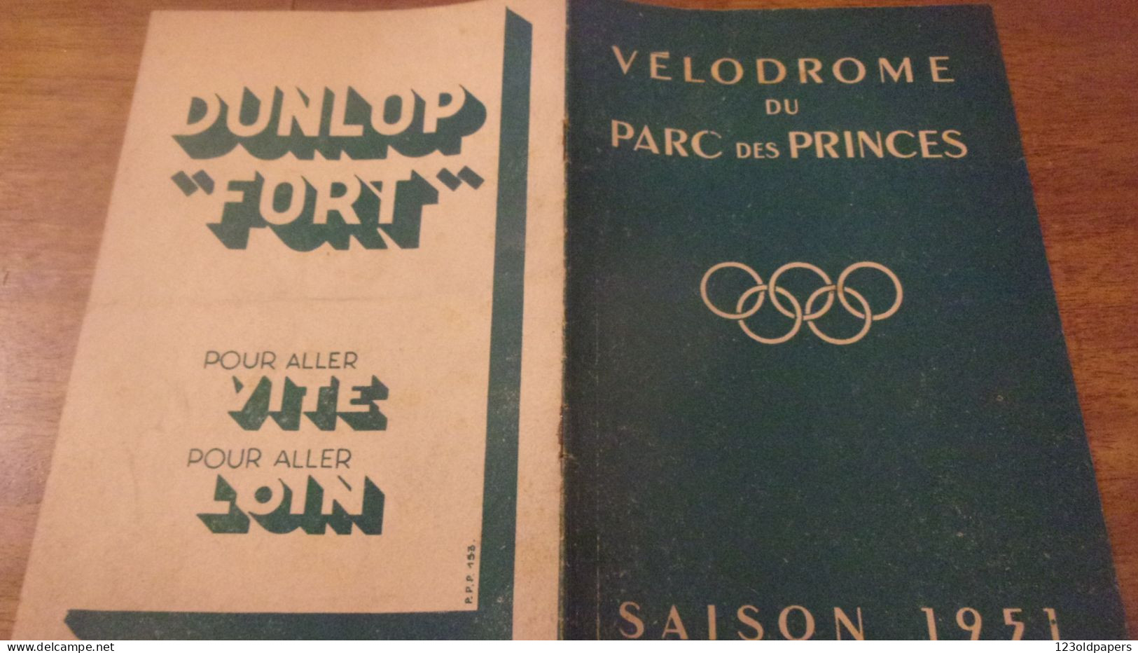 CYCLE VELO PROGRAMME VELODROME DU PARC DES PRINCES  SAISON 1951 - Programs