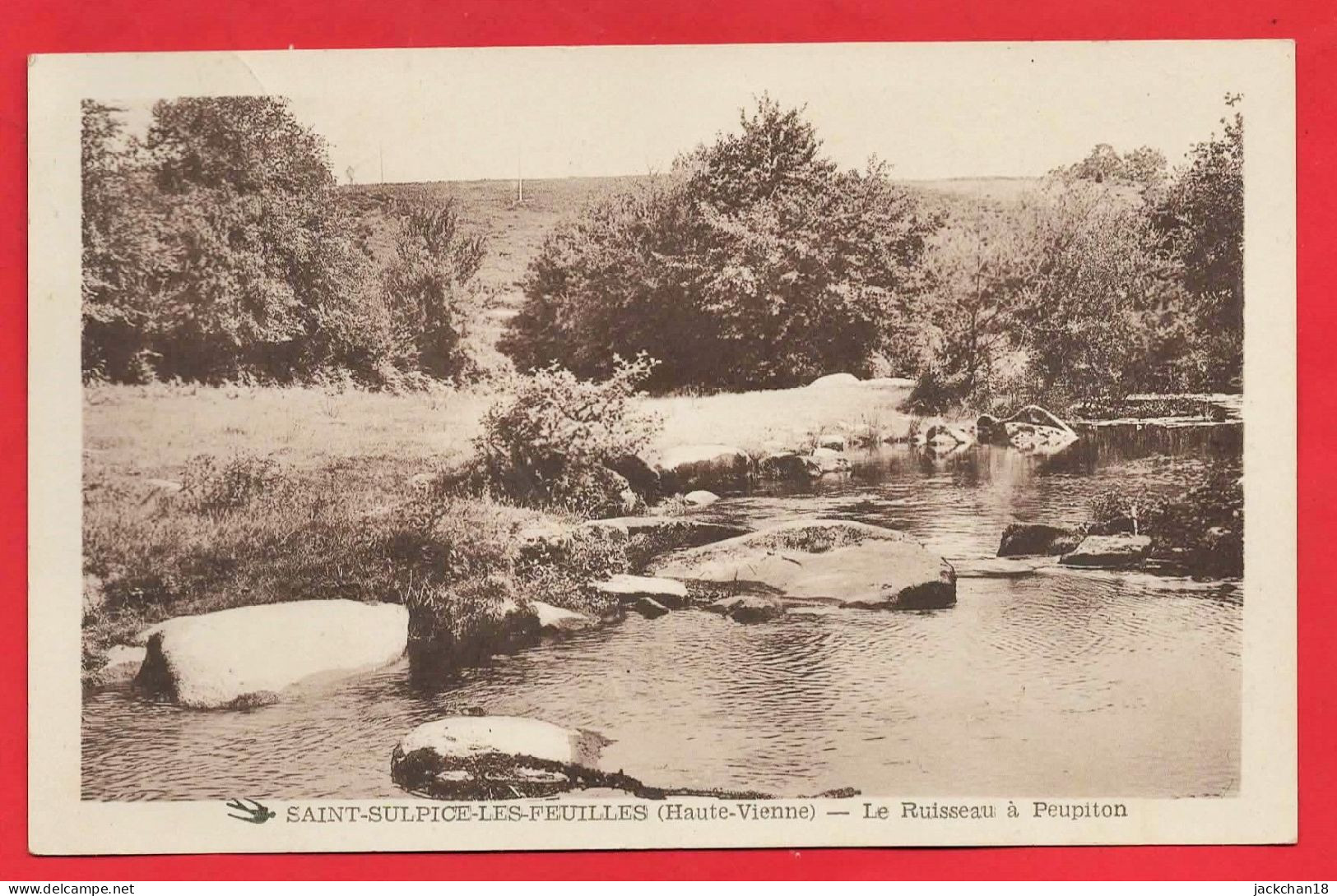 -- SAINT-SULPICE-LES-FEUILLES (Haute-Vienne) - LE RUISSEAU à PEUPITON -- - Saint Sulpice Les Feuilles