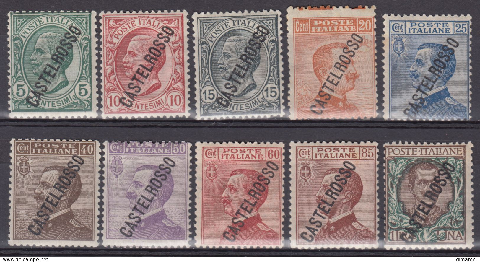 ITALIA - CASTELROSSO N.15-24 - Gomma Integra - MNH** - Castelrosso