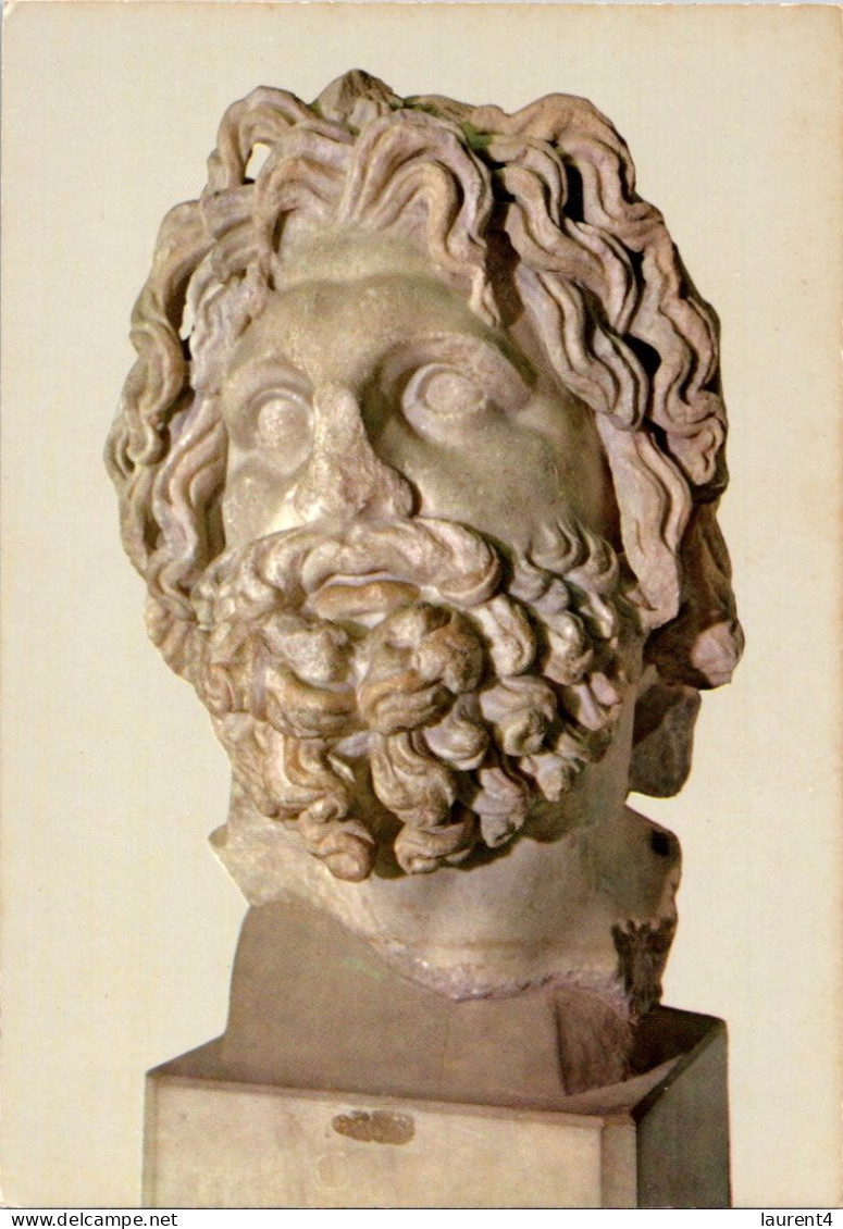 11-8-2023 (2 T 15) Italy - Siracusa - Head Of Zeus - Sculture