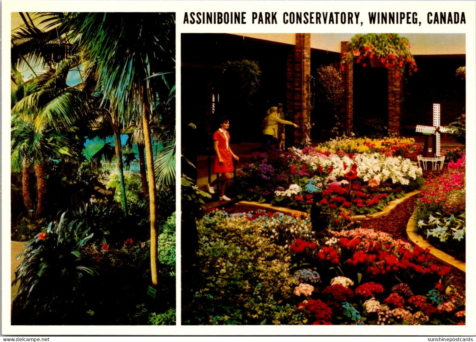 Canada Winnipeg Assinibone Park Conservatory Sunken Garden And Palm House - Winnipeg