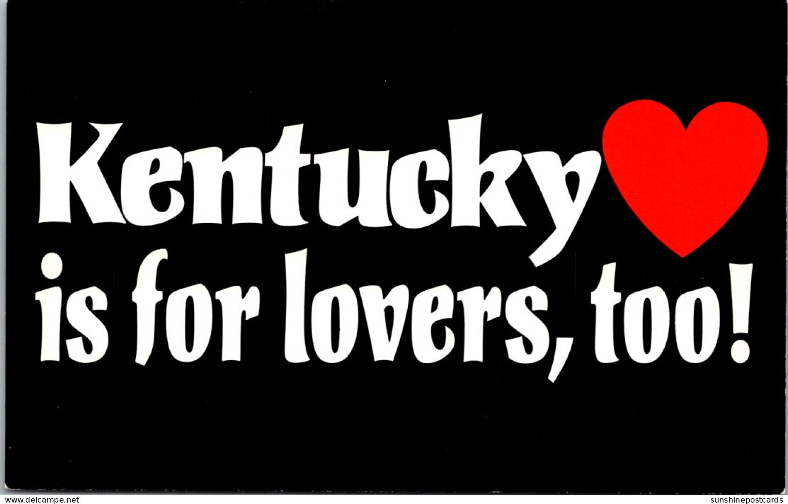 Kentucky Is For Lovers Too - Sonstige & Ohne Zuordnung