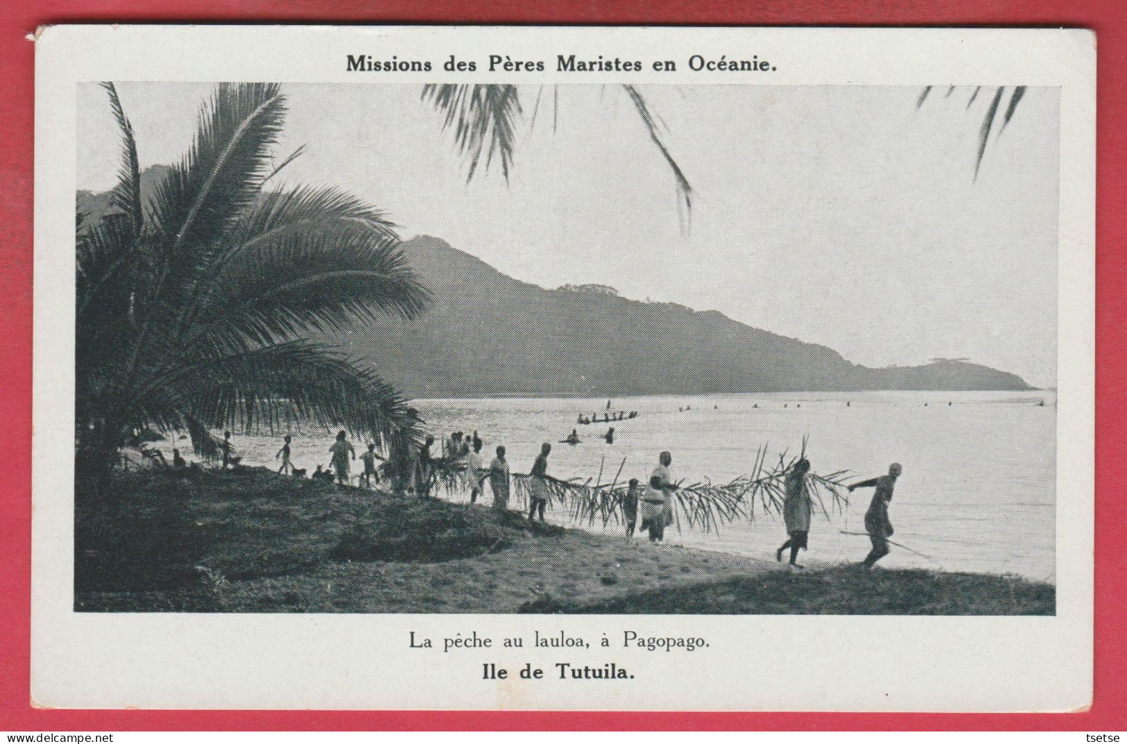 Samoa - Ile De Tutuila - La Pêche Au Lauloa à Pagopago  ( Voir Verso ) - Samoa