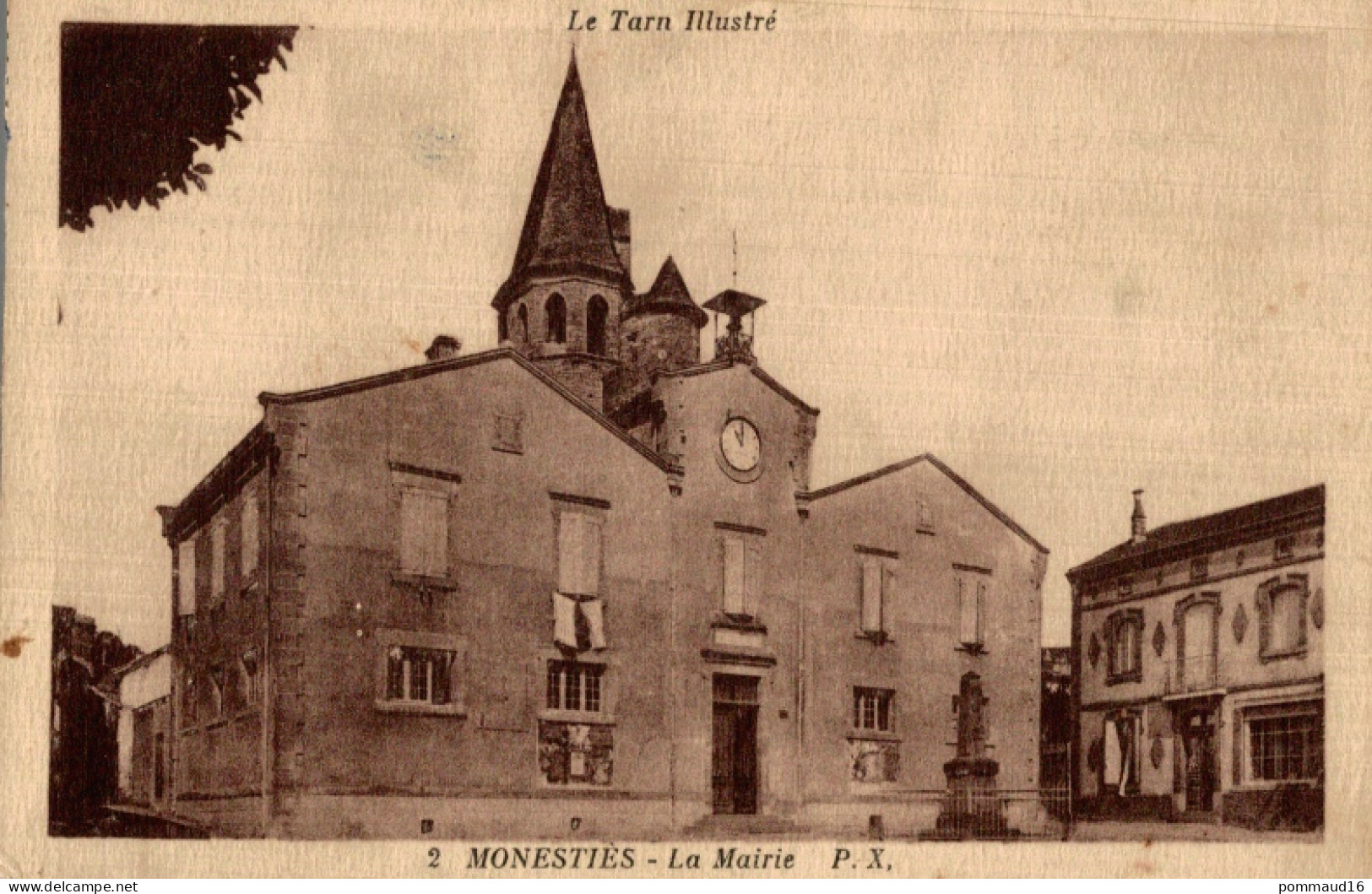 CPA Monesties La Mairie - Monesties