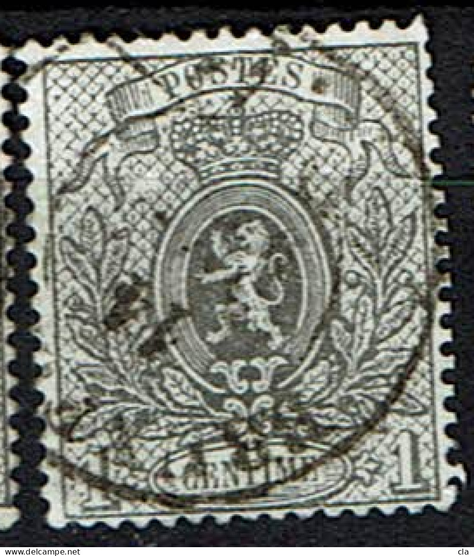 23A  Obl  Dc BXL - 1866-1867 Petit Lion