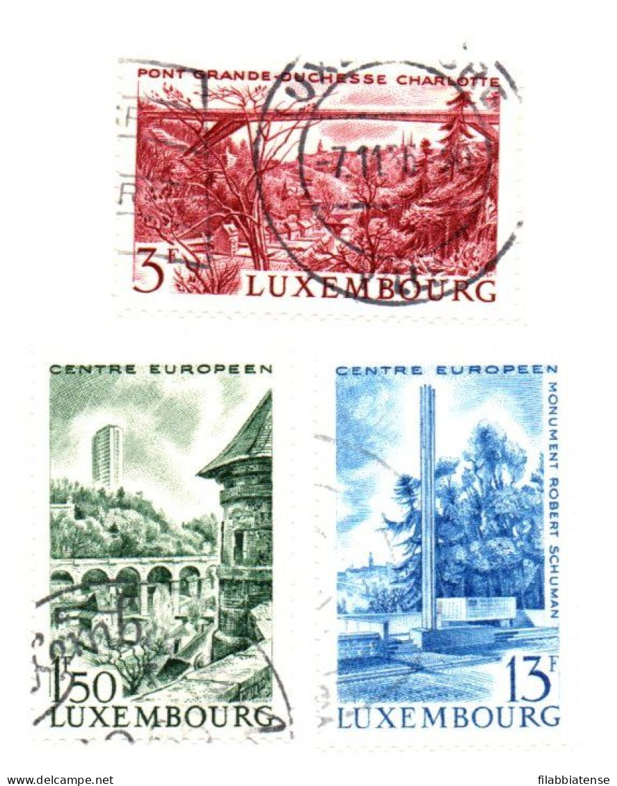 1966 - Lussemburgo 688/90 Turistica    C1078   ----- - Hotels, Restaurants & Cafés