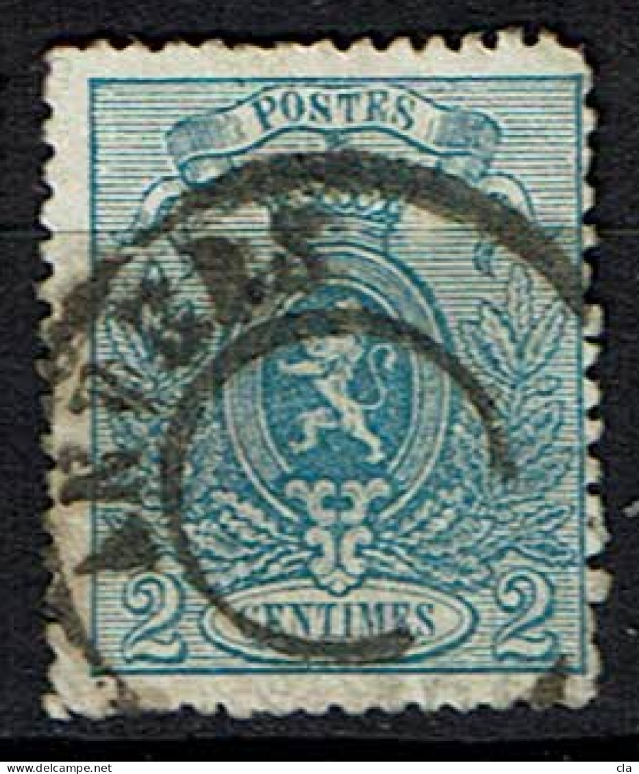 24  Obl  Dc Anvers    115 - 1866-1867 Petit Lion