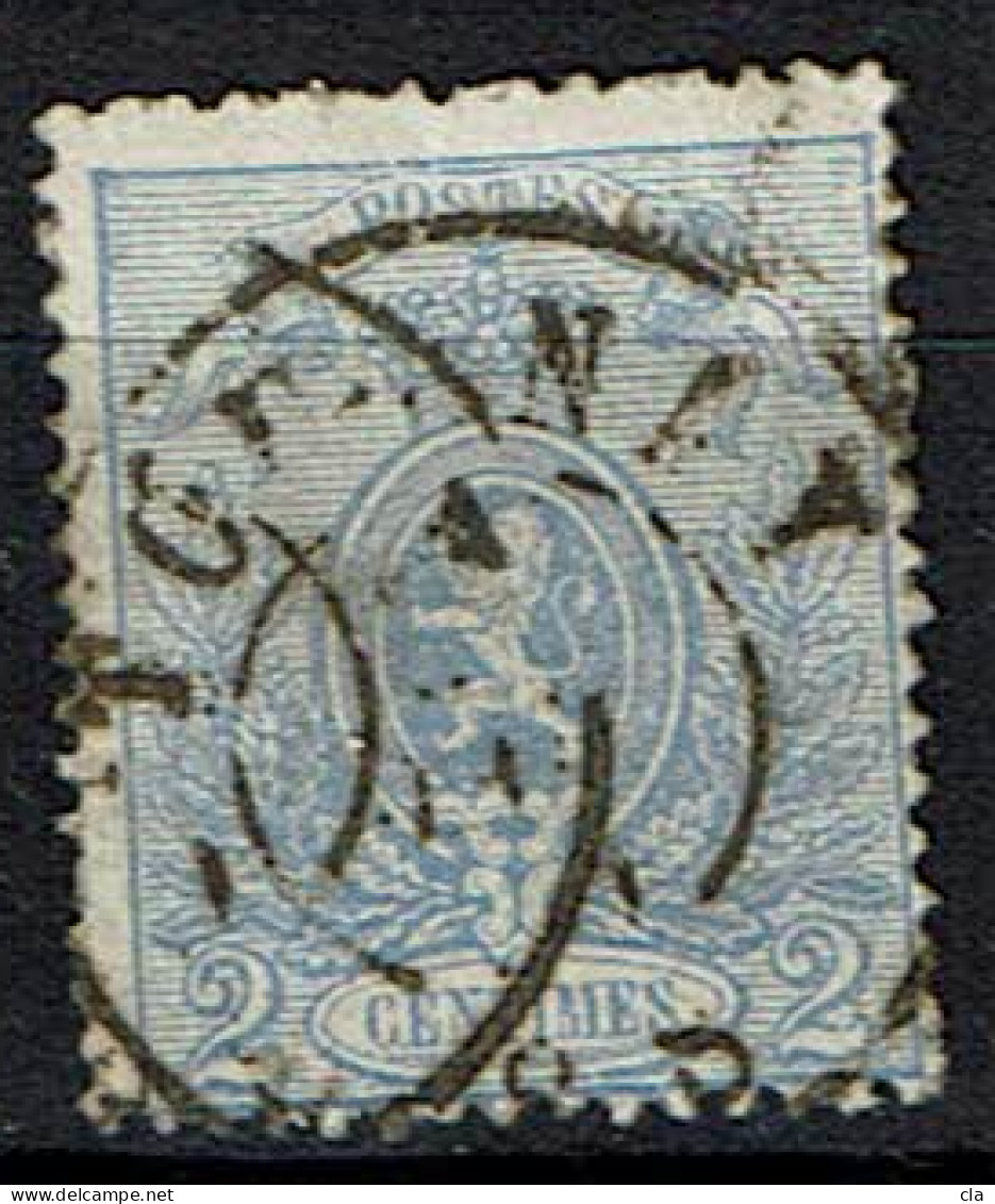 24A  Obl  Dc  Tournay +110 - 1866-1867 Petit Lion