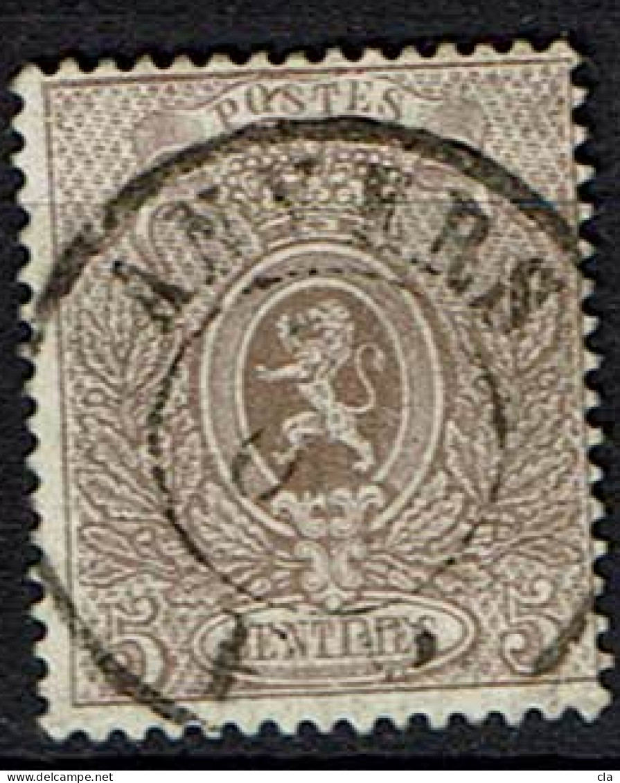 25A Obl  TB  Anvers - 1866-1867 Blasón