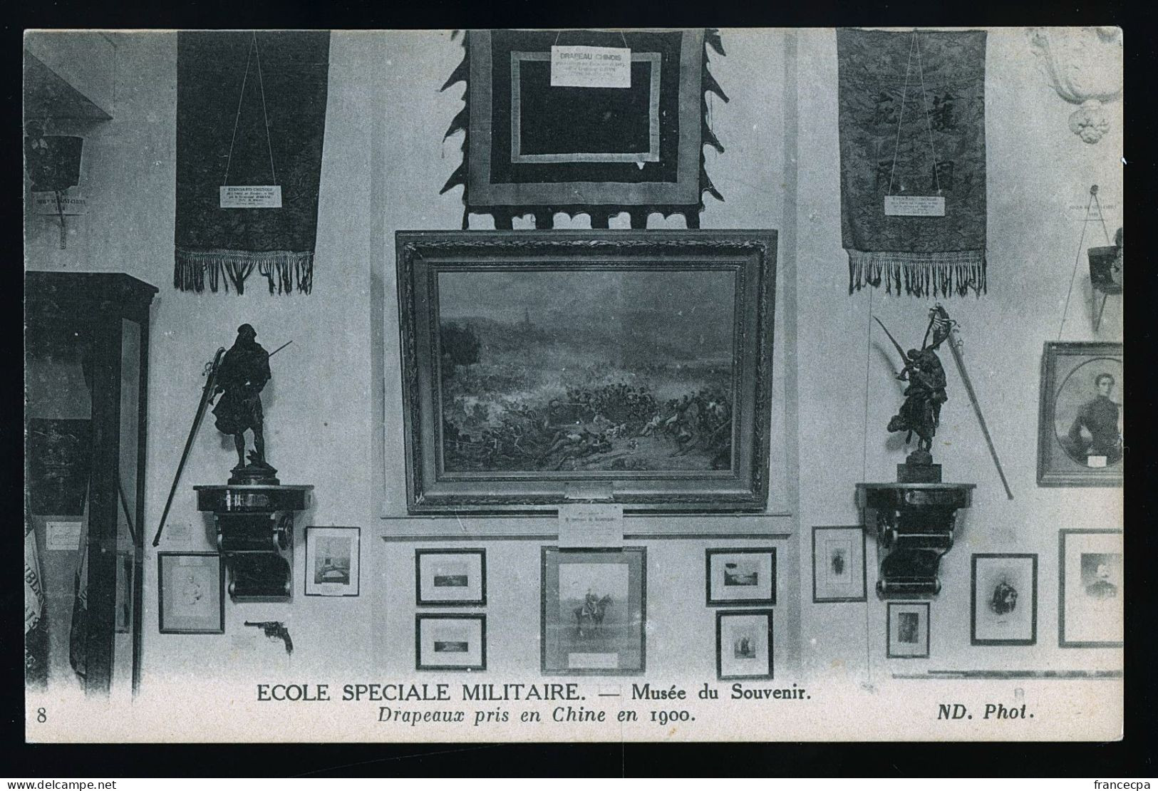 355 - ECOLE SPECIALE MILITAIRE - Drapeaux Pris En Chine En 1900 - Sammlungen & Sammellose