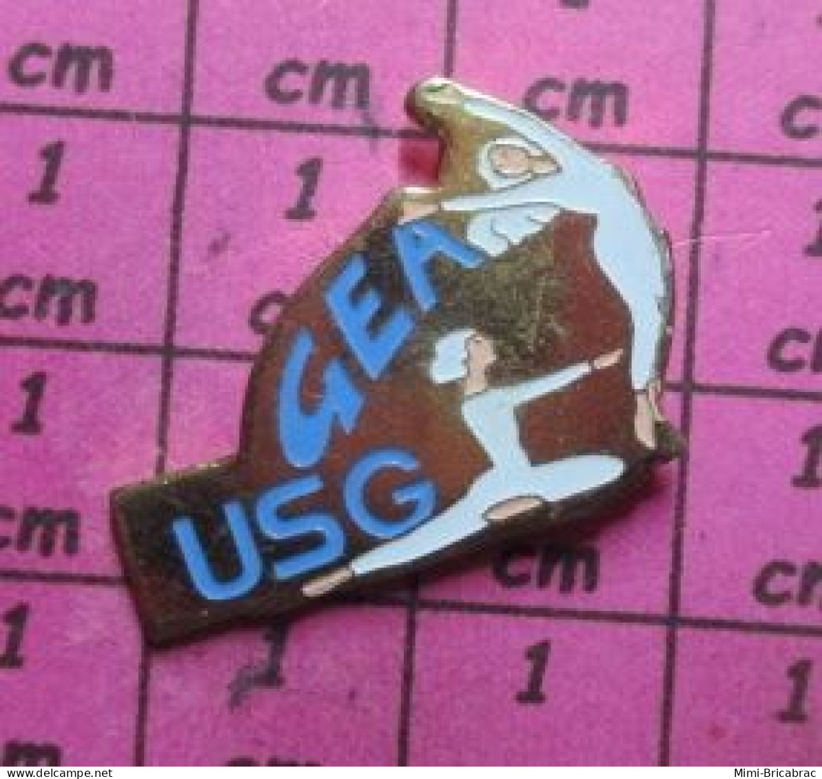 812G  Pin's Pins / Beau Et Rare / SPORTS / USG GEA GYMNASTIQUE FEMININE - Gimnasia