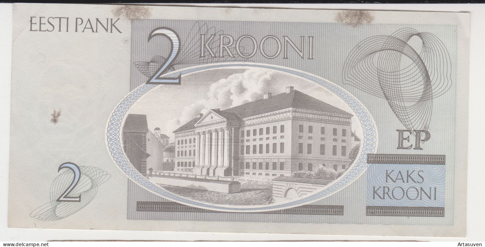 ESTONIA 2 Krooni 2007 Paper Money Banknote Estland - Estland