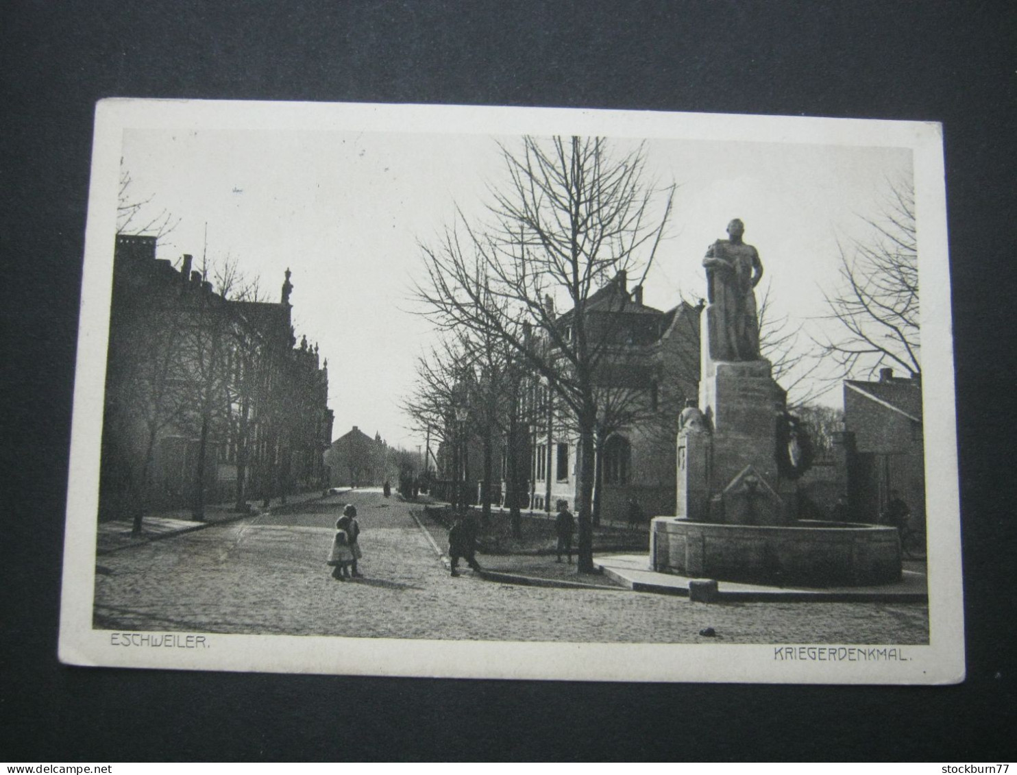 ESCHWEILER , Kriegerdenkmal  , Seltene   Ansichtskarte Um 1915 - Eschweiler