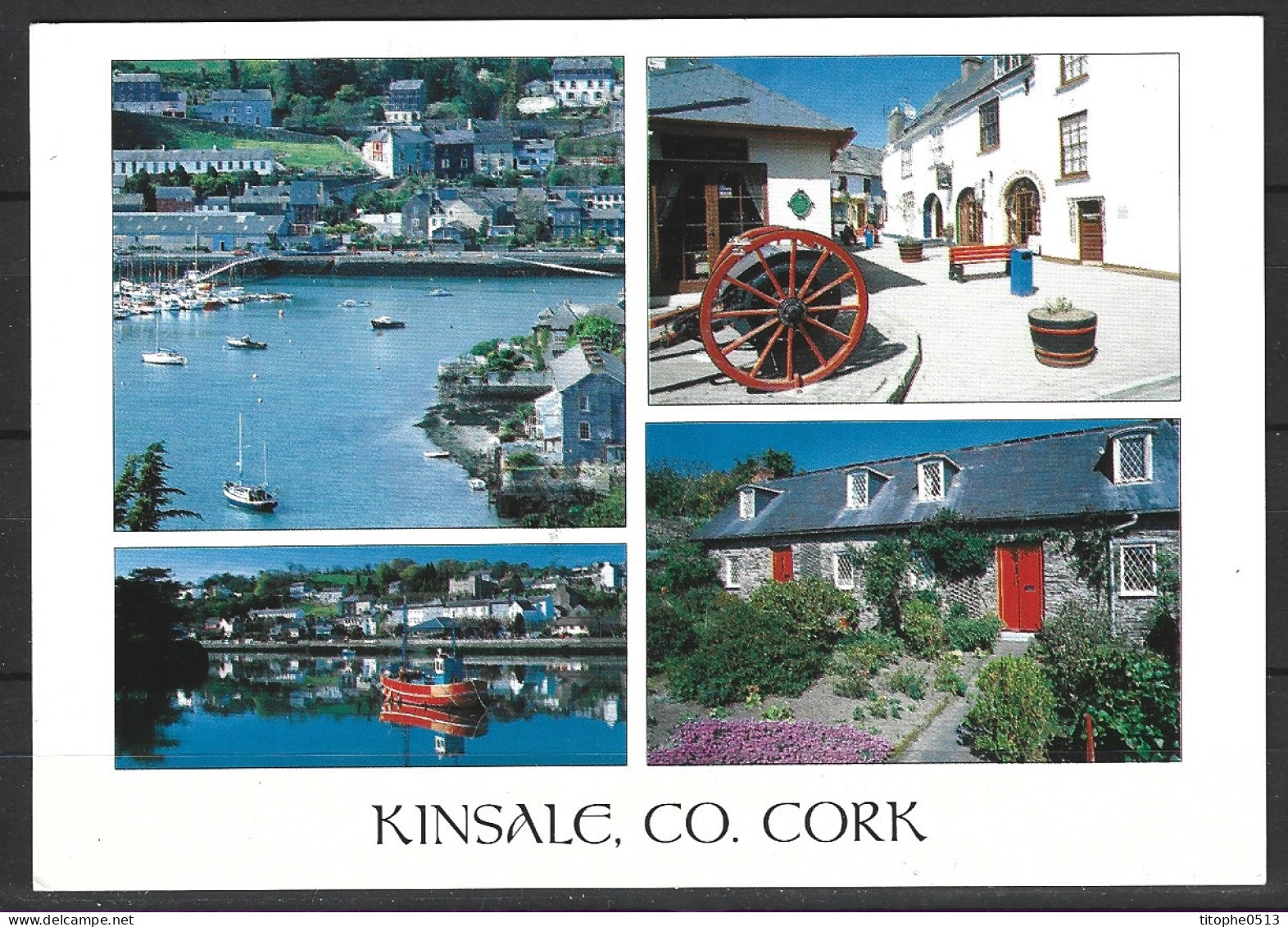 IRLANDE. Carte Postale écrite. Kinsale. - Cork