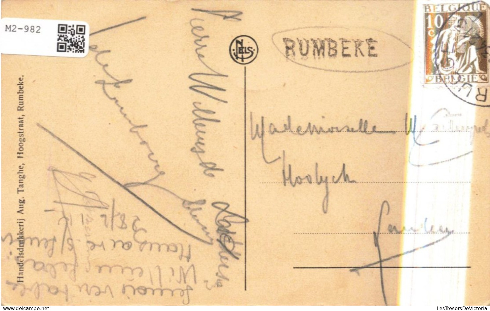BELGIQUE - Rumbeke - Kasteel (Zijkant) - Carte Postale Ancienne - Andere & Zonder Classificatie