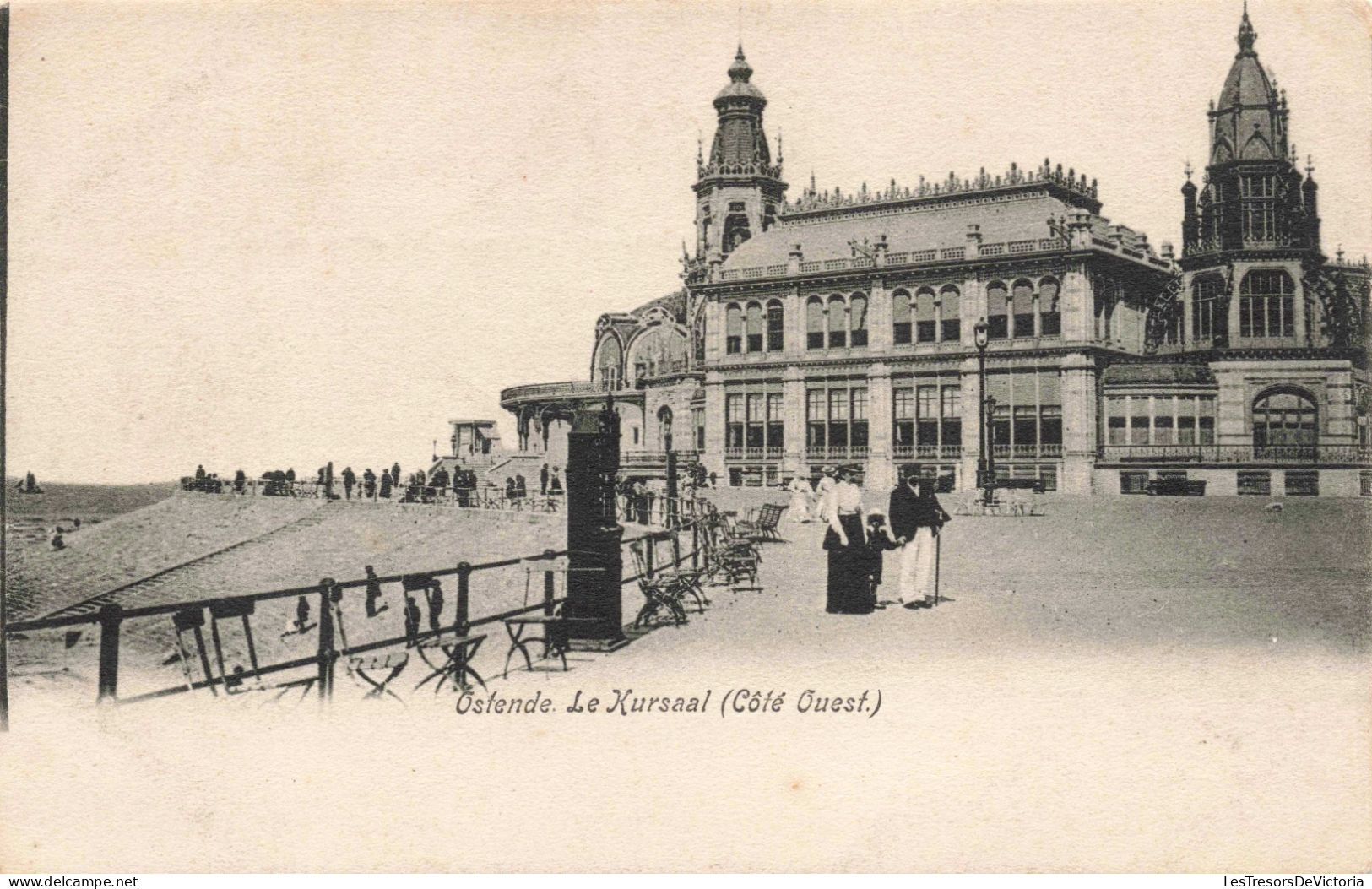 BELGIQUE - Ostende - Le Kursaal - Animé - Carte Postale Ancienne - Oostende