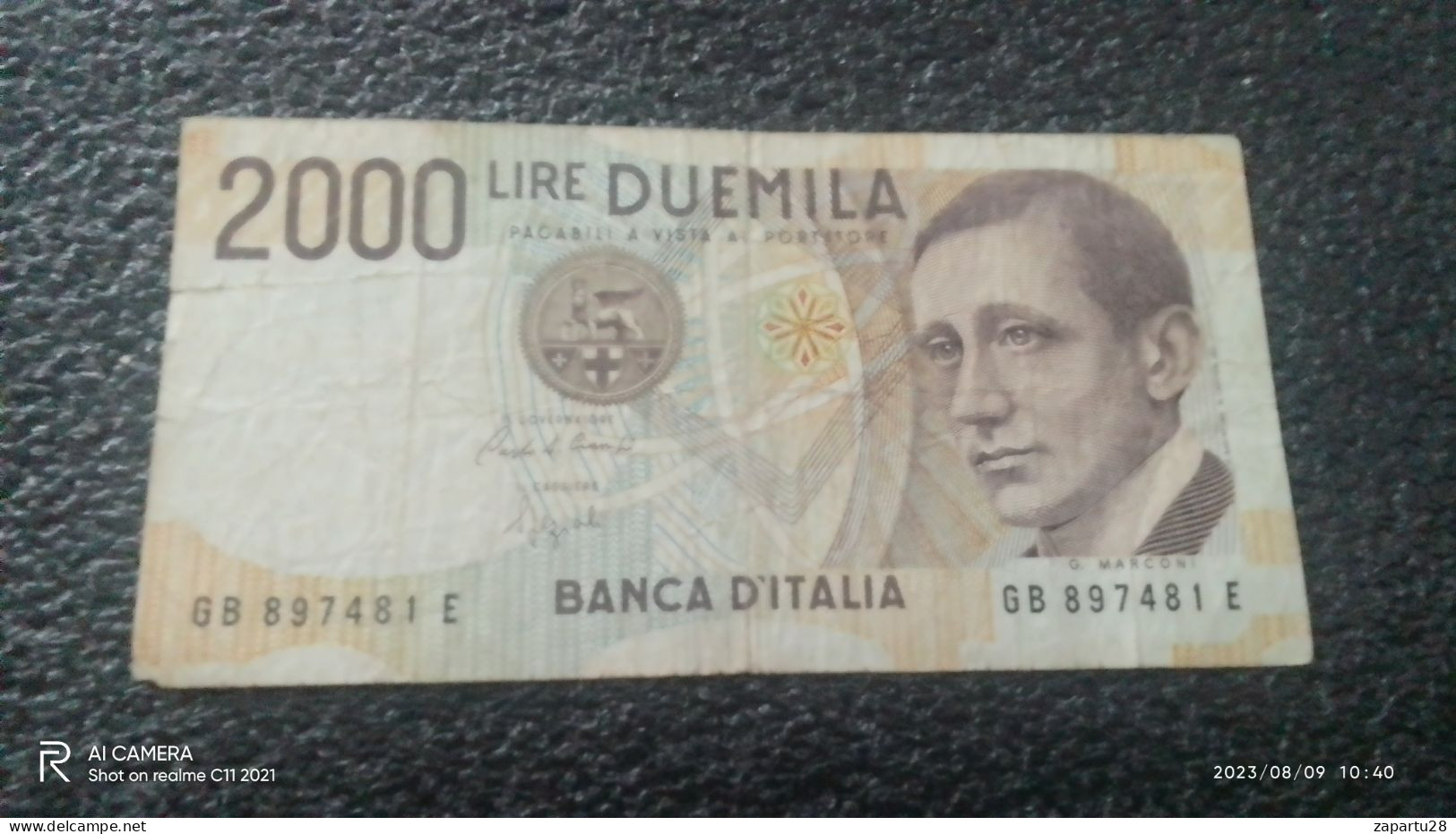 İTALYA--    2000    LİRET - 2000 Lire