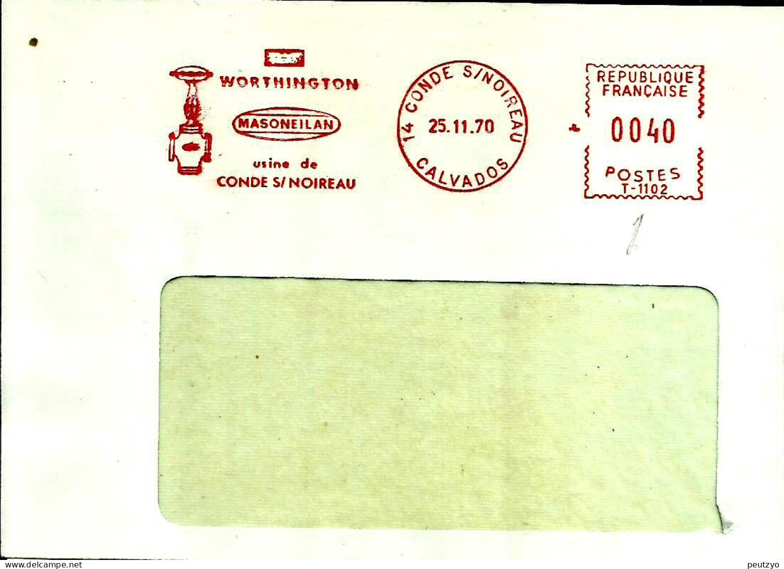 Lettre  EMA  Havas T 1970 Worthington Metier Outil Vanne 14 Conde S/noireau  C19/17 - Usines & Industries