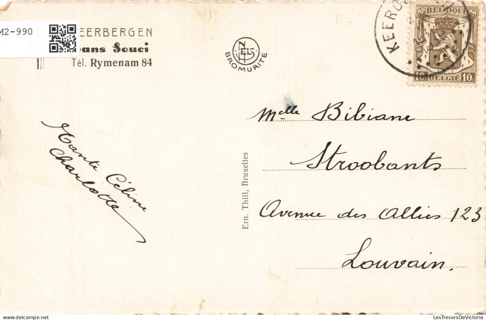 BELGIQUE - Keerbergen - Sans Souci - Carte Postale Ancienne - Andere & Zonder Classificatie