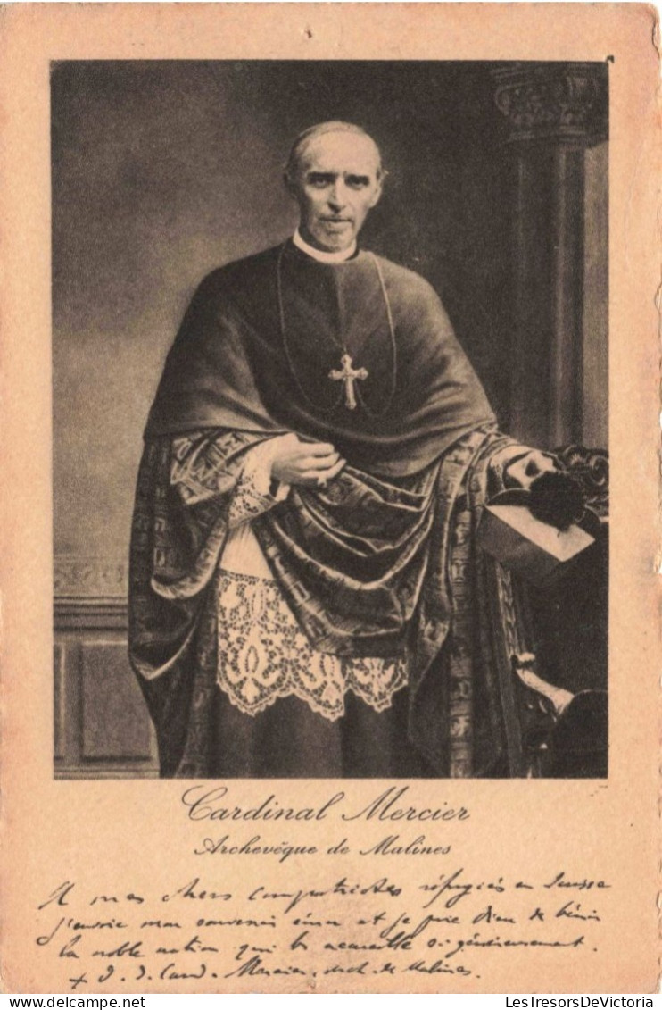 RELIGION - Christianisme - Cardinal Mercier - Archevêque De Malines - Carte Postale Ancienne - Papi
