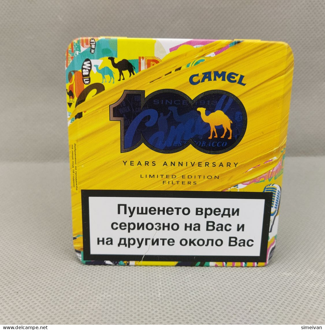 Beautiful Camel 100 Years Anniversary Limited Edition Tin Case Empty #0316 - Tabaksdozen (leeg)