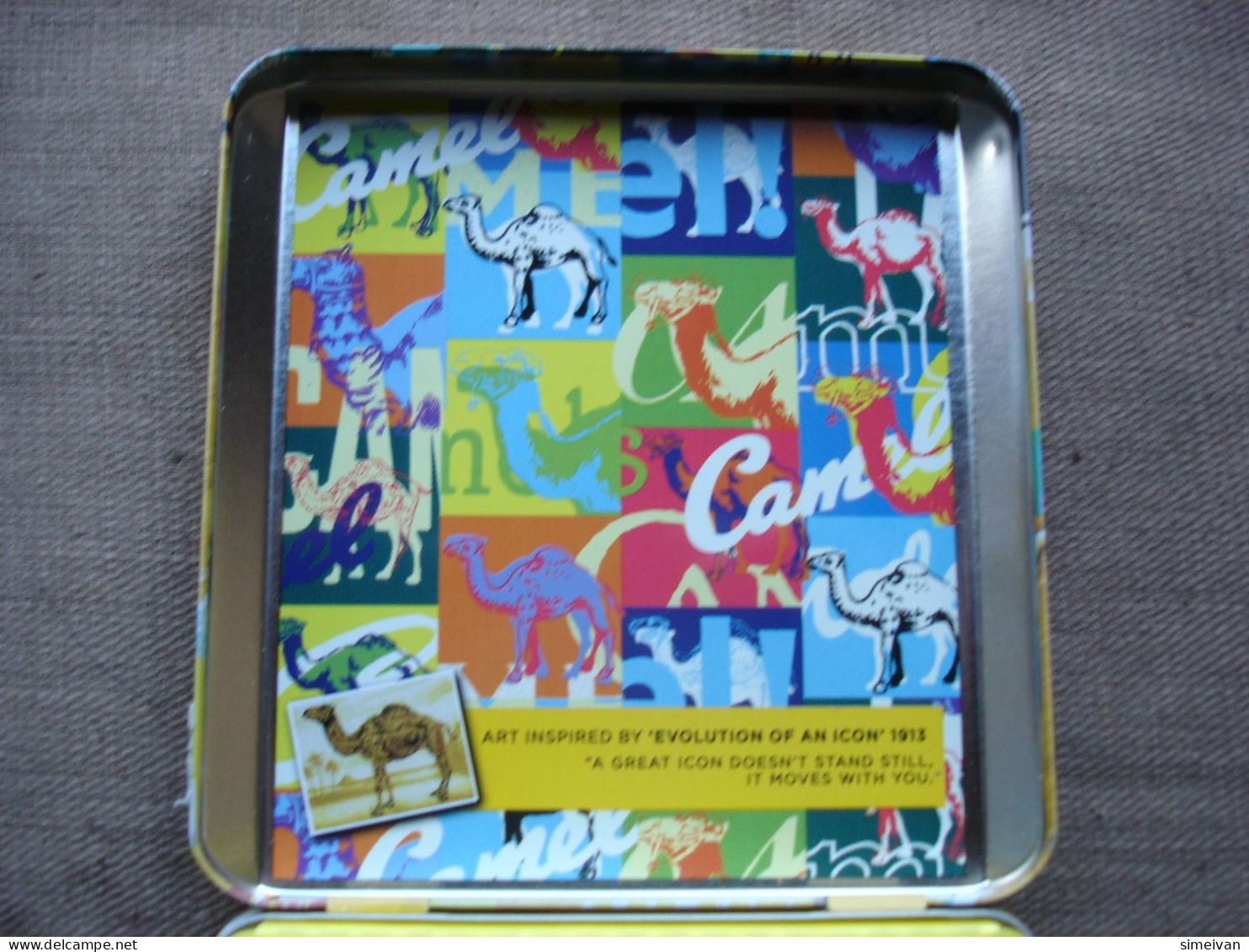 Beautiful Camel 100 Years Anniversary Limited Edition Tin Case Empty #0316