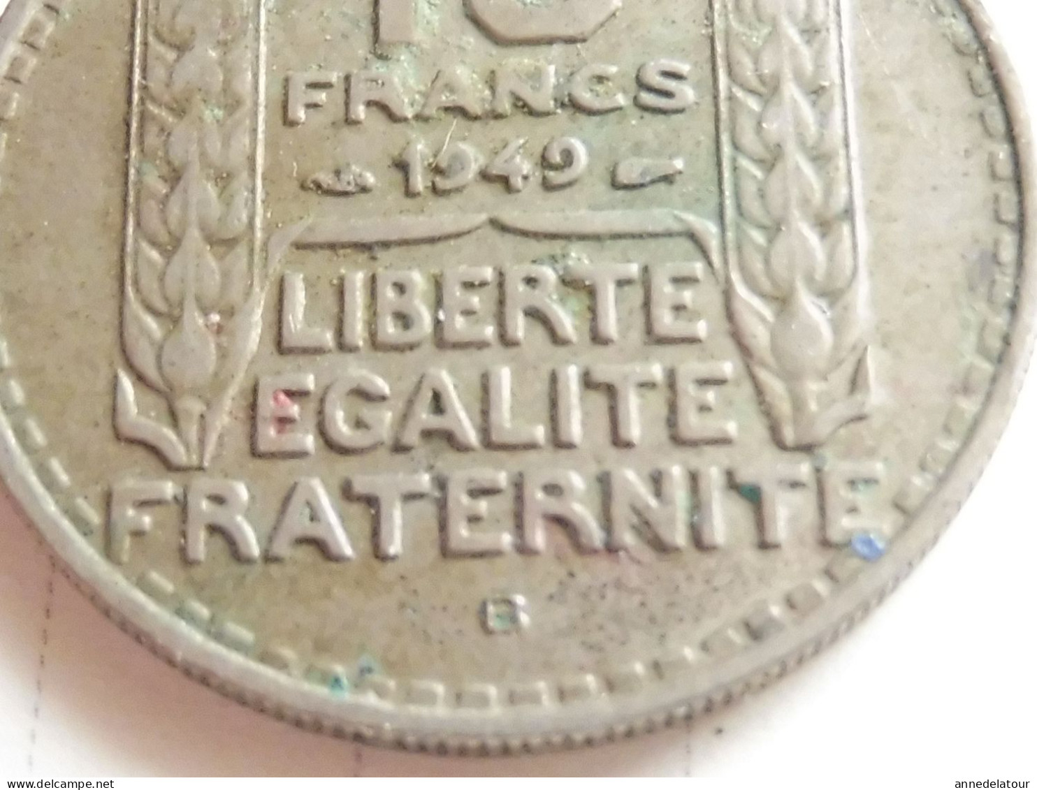 Année 1949  "B"  Pièce  De  10 Francs   (Turin ) (République Française)   En Alliage Nickel - 10 Francs