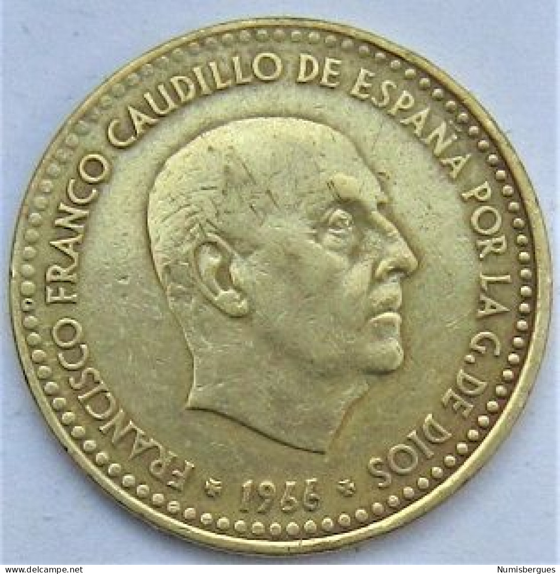 Pièce De Monnaie 1 Peseta 1969 - 1 Peseta