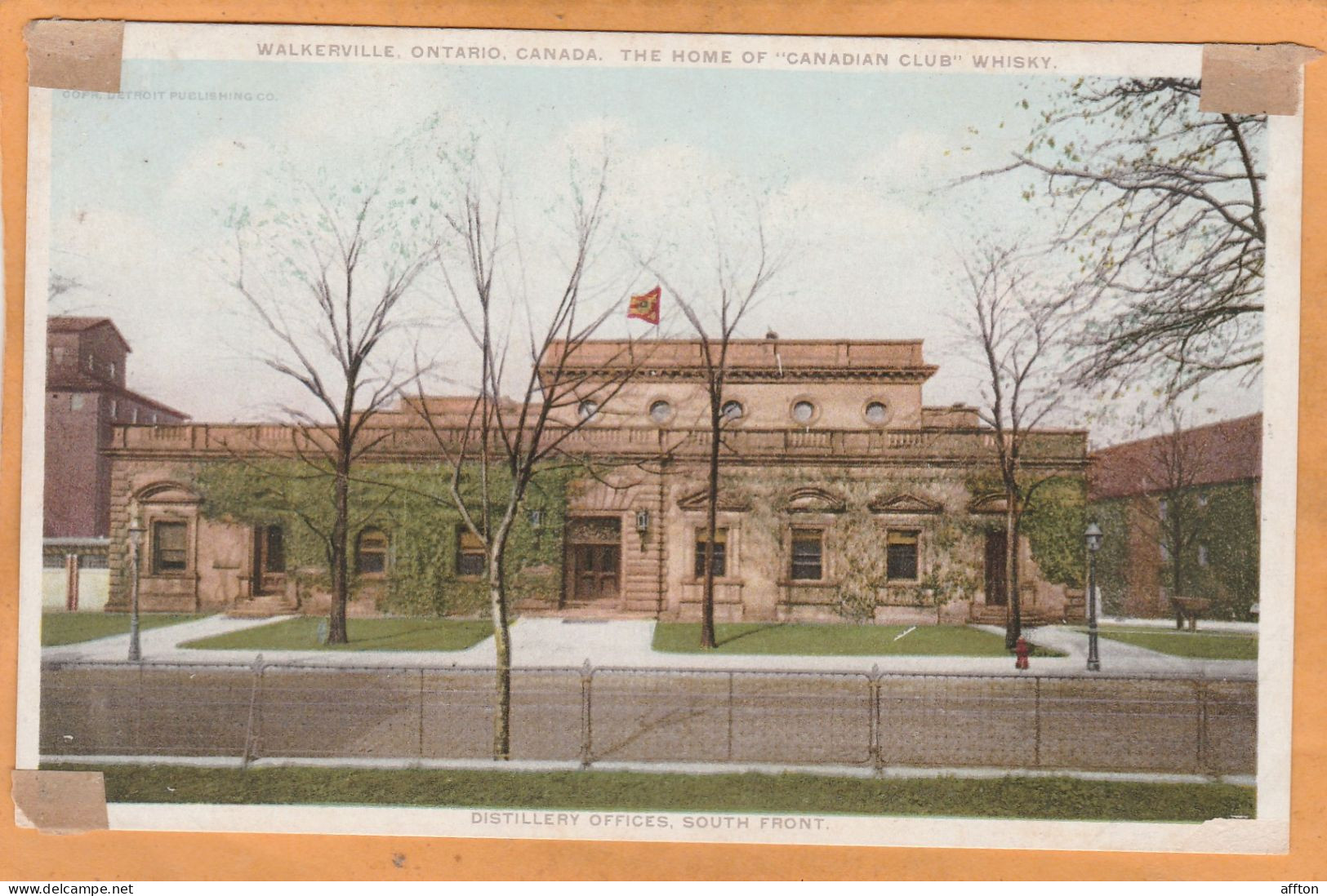 Walkerville Ontario Canada Old Postcard - Windsor