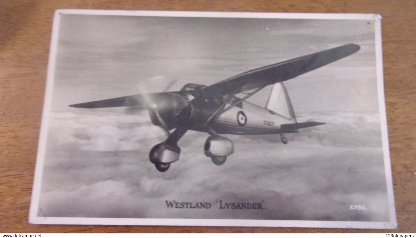 Aviation AVION WESTLAND LYSANDER 1937 - 1919-1938: Entre Guerres