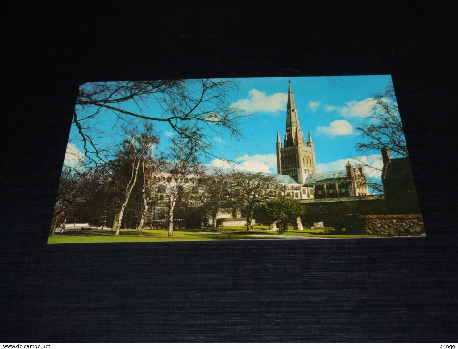 63676-                ENGLAND, NORWICH CATHEDRAL FROM THE UPPER CLOSE - Norwich