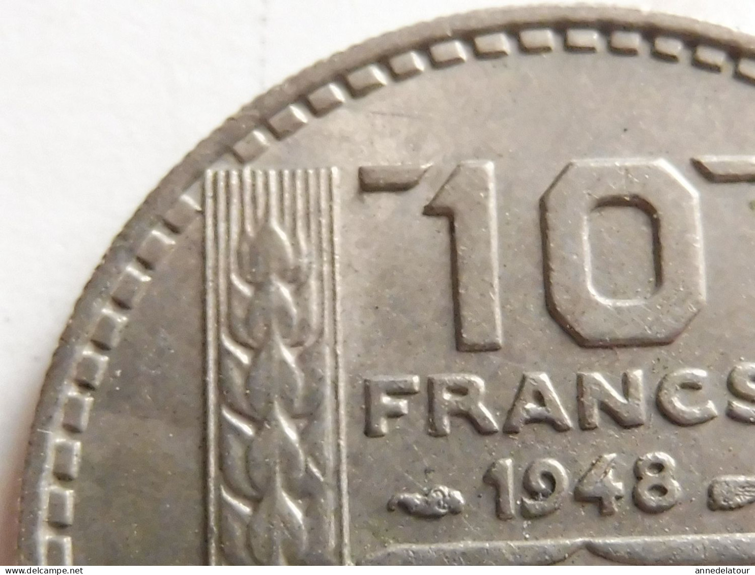 Année 1948  "B"  Pièce  De  10 Francs   (Turin ) (République Française)   En Alliage Nickel - 10 Francs