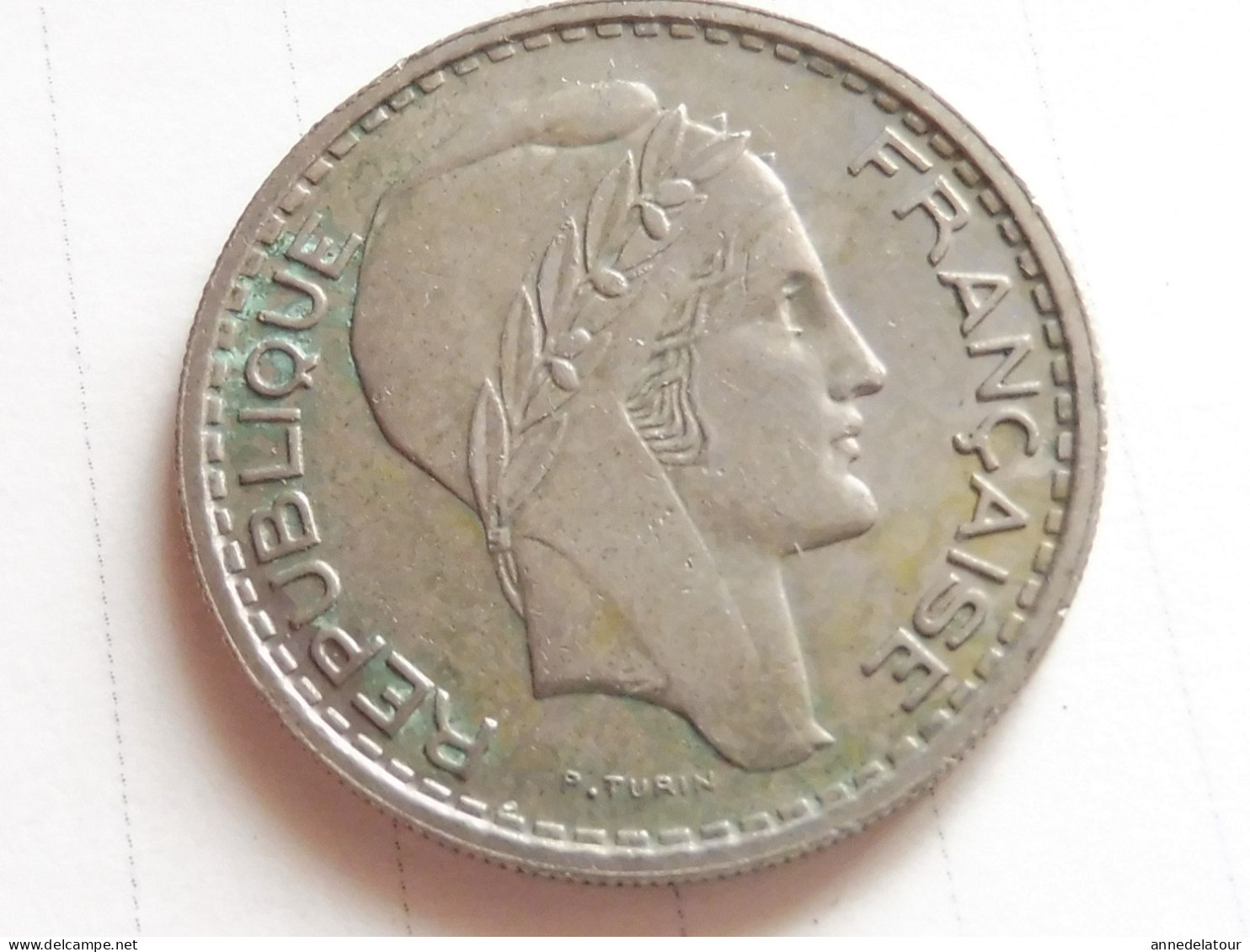 Année 1948  "B"  Pièce  De  10 Francs   (Turin ) (République Française)   En Alliage Nickel - 10 Francs