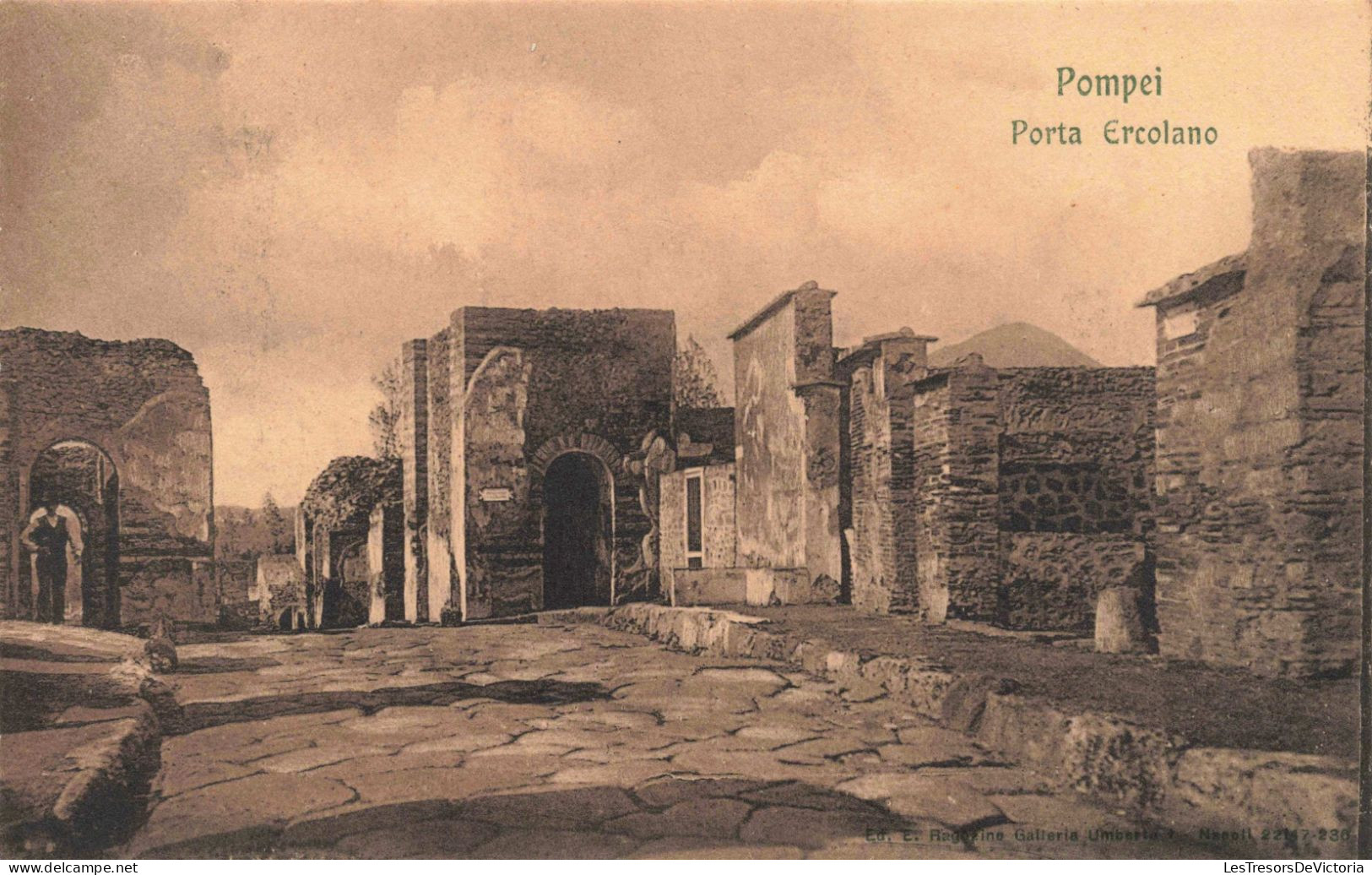 ITALIE - Pompei - Porta Ercolano - Carte Postale Ancienne - Pompei