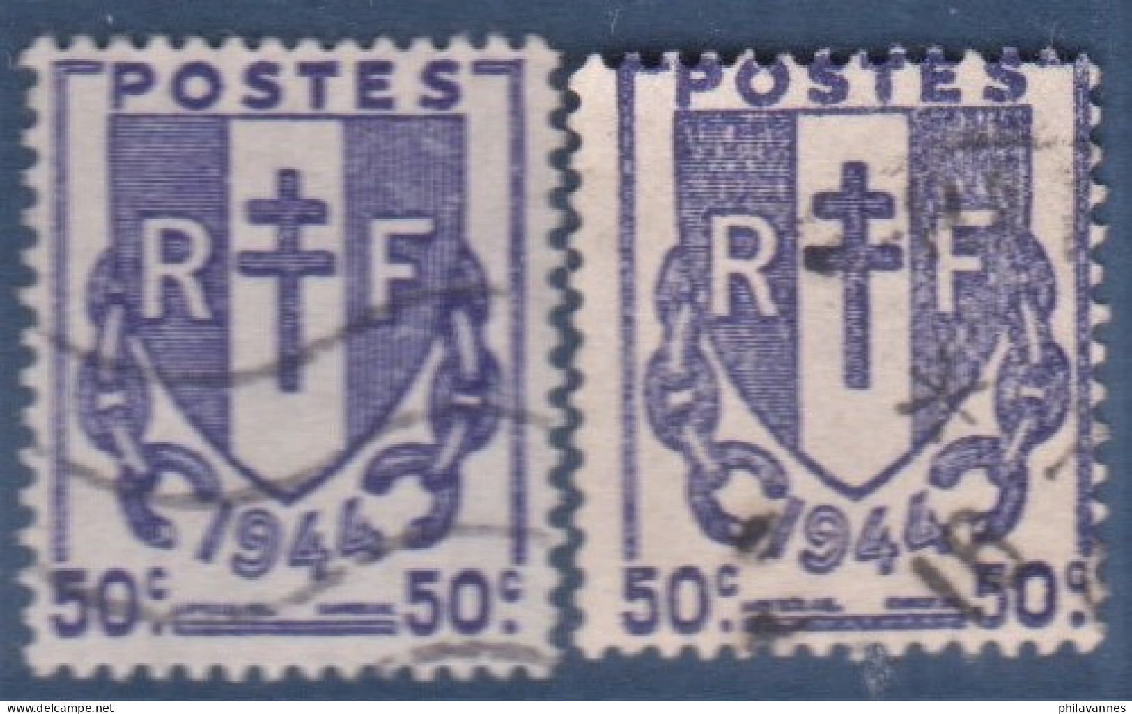 CHAINES BRISEES, N°673, Timbre Plus Petit  ( V2308/6.1) - Used Stamps