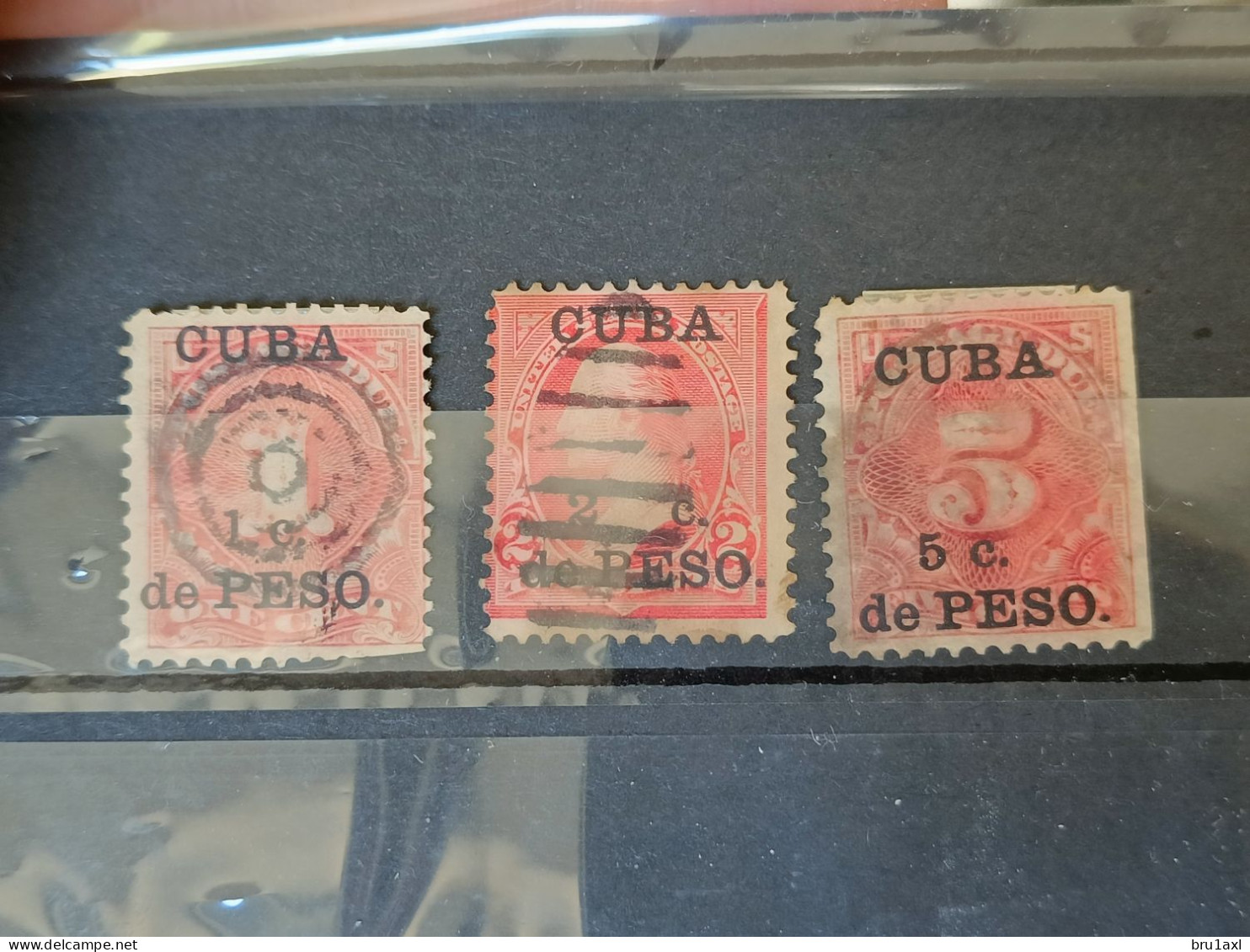 Cuba Tax Due 1899 Yv 1-3 (37) - Segnatasse