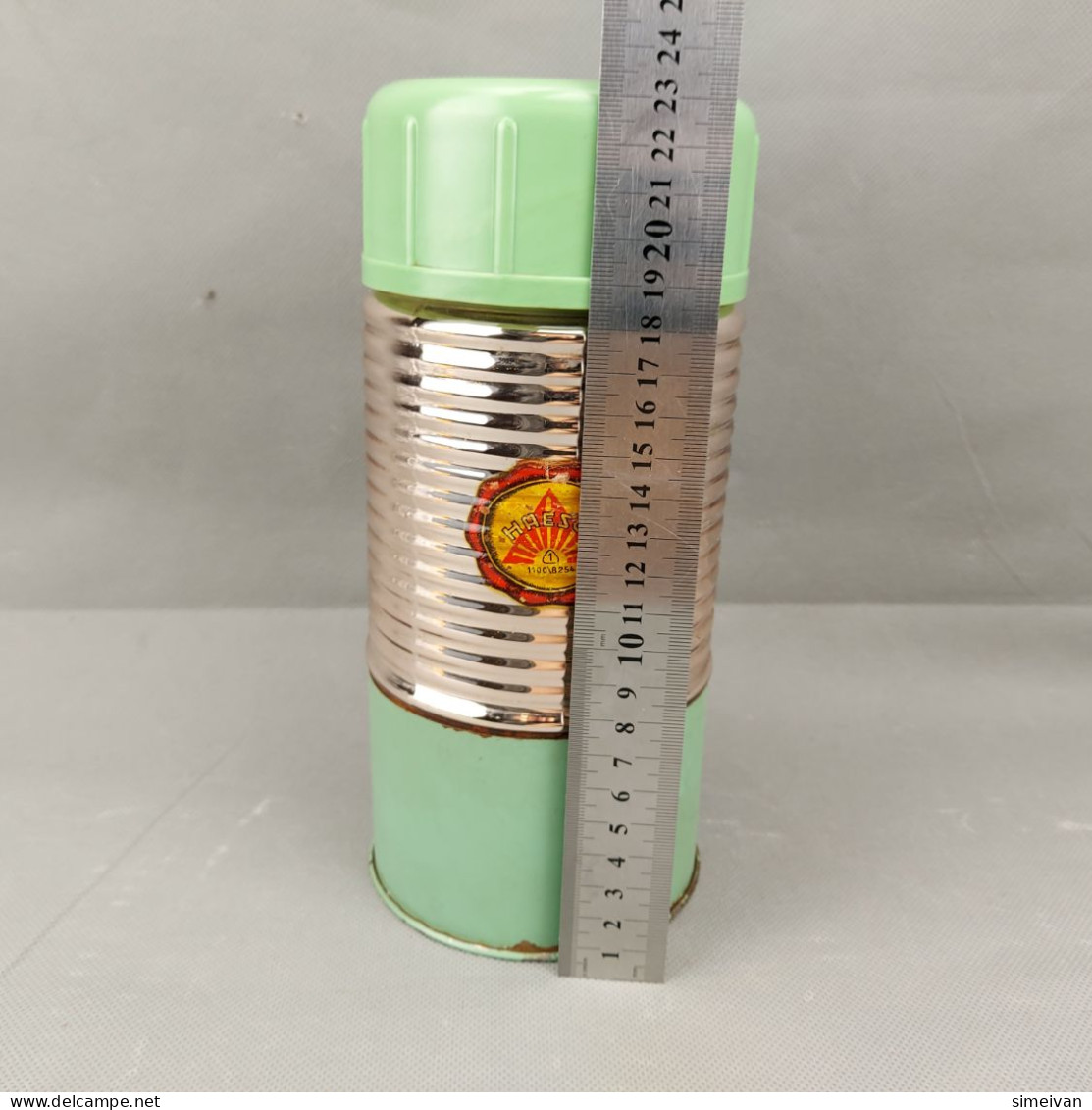 Rare Vintage Glass Thermos by Haesco  DDR Germany  #0392