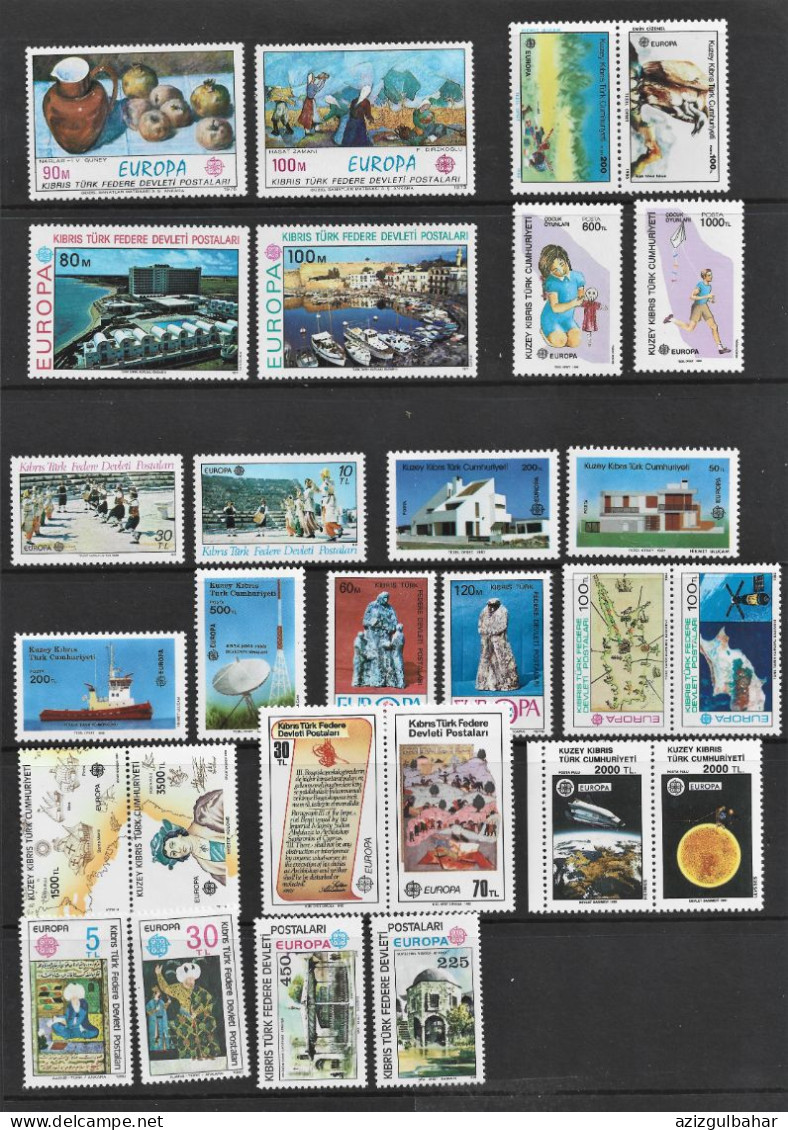 COLLECTION - EUROPA  - TURKISH  CYPRUS STAMPS - UMM - Collections