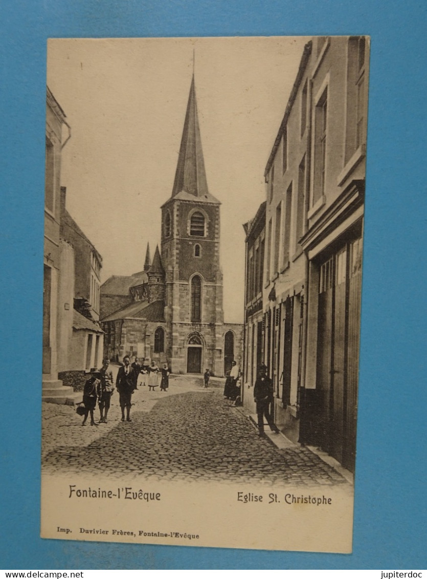 Fontaine-l'Evêque Eglise St. Christophe - Fontaine-l'Eveque