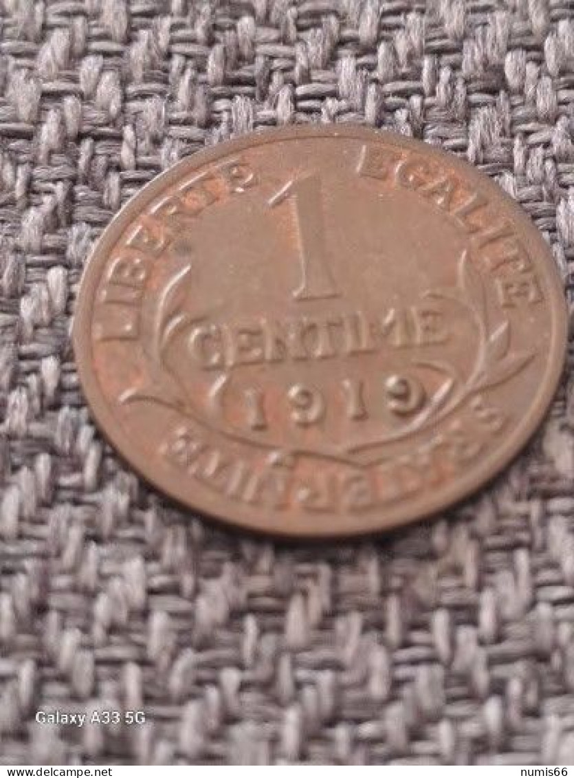 1 Ct Dupuis 1919 - 1 Centime