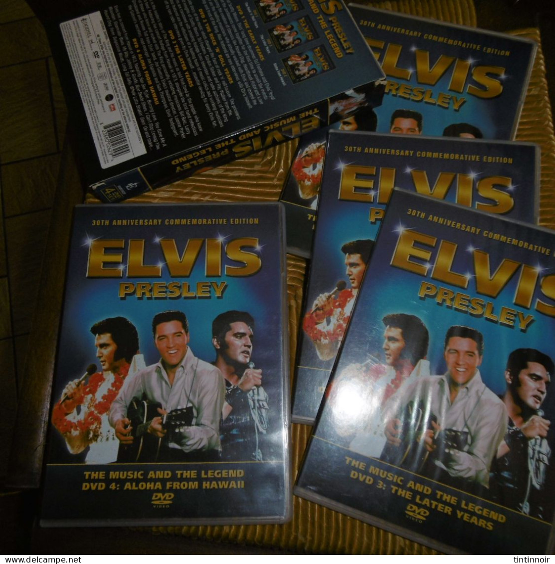Rare Coffret 4 Dvd Elvis Presley The Music And The Legend - Konzerte & Musik