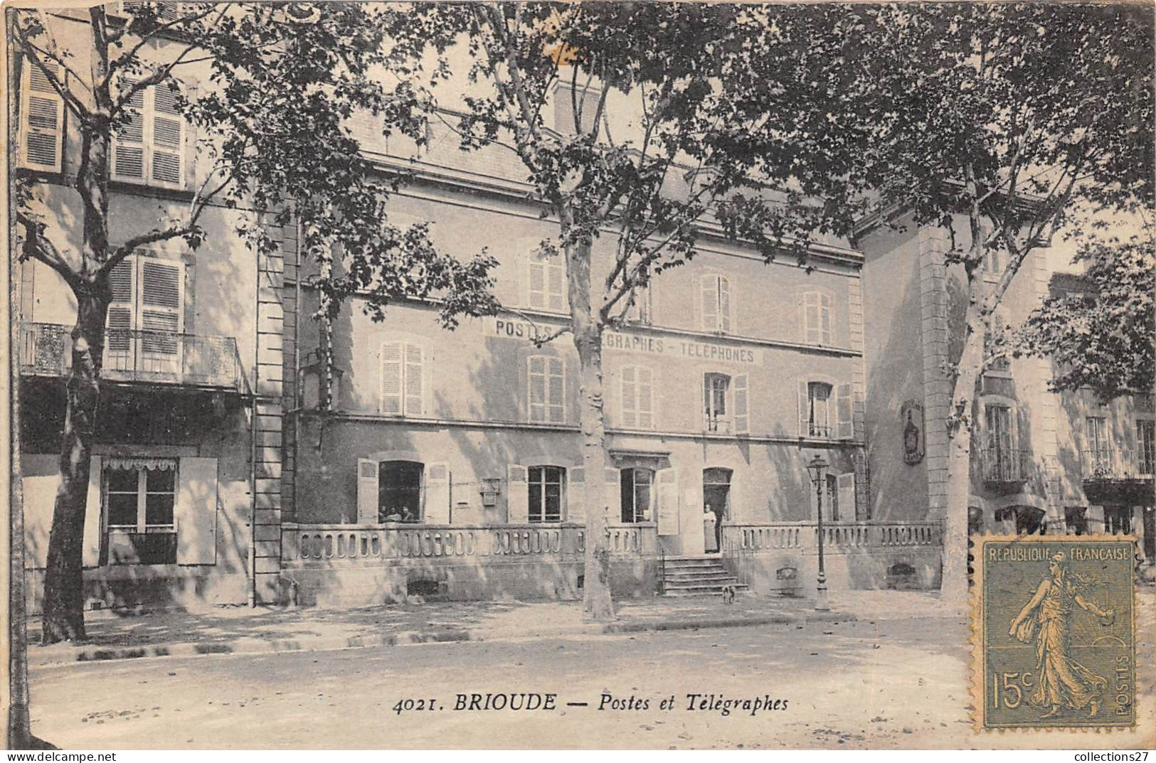 43-BRIOUDE- POSTE ET TELEGRAPHE - Brioude