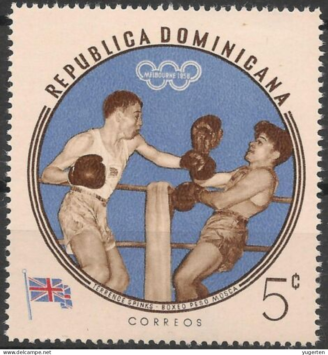 DOMINICANA 1960 - 1v - MNH -Terence Spinks - England - Melbourne Olympics - Boxe - Boxing - Sport - Boxeo - Boxen - 拳击 - - Summer 1956: Melbourne