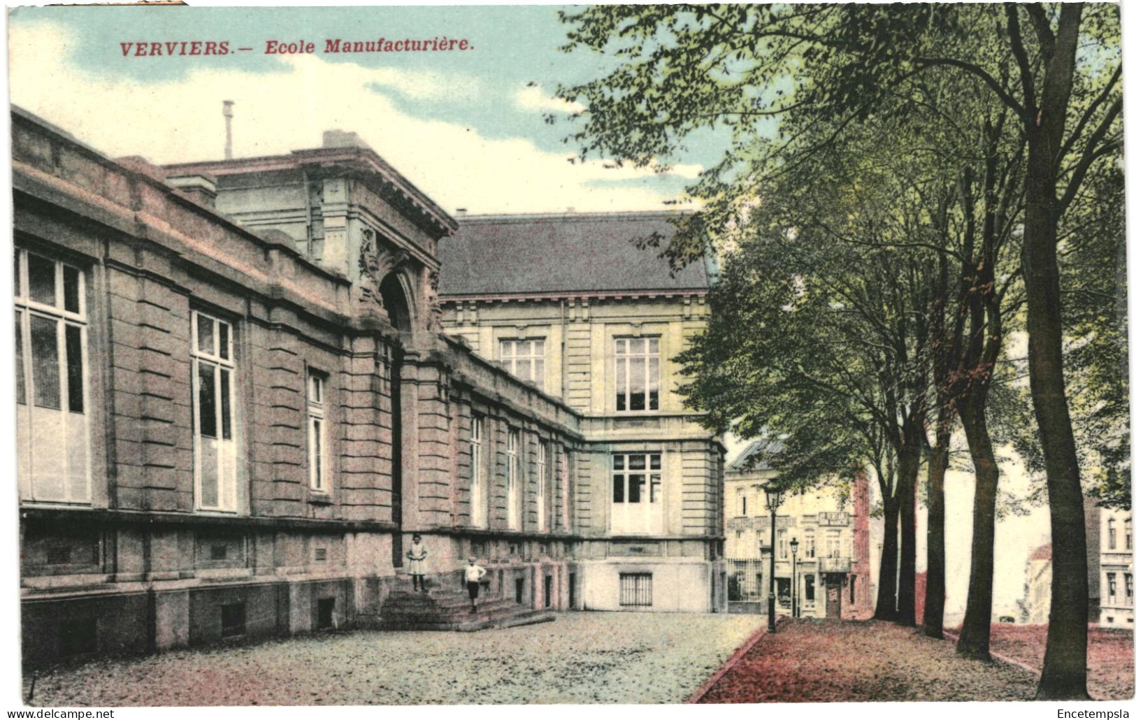 CPA  Carte Postale   Belgique Verviers Ecole Manufacturière 1910 VM70391 - Verviers