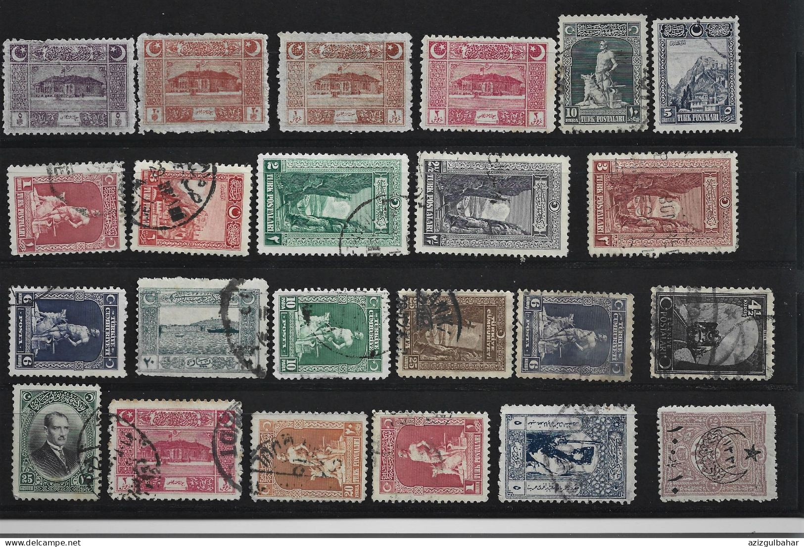 TURKEY - CLASSIC OLD  TURKISH  STAMPS - UMM -MINT AND USED - Oblitérés