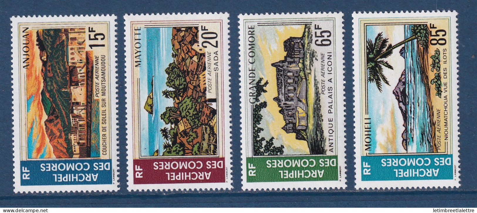 Comores - YT PA N° 32 à 35 ** - Neuf Sans Charnière - Poste Aérienne - 1971 - Poste Aérienne