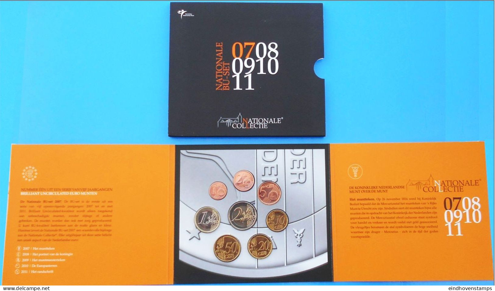 Netherlands, 2007, Yearset  € -coins BU Quality - Mint Sets & Proof Sets